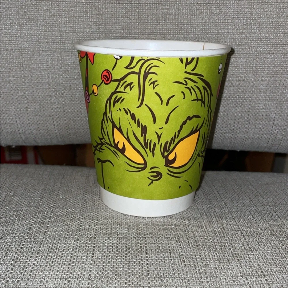 Mr grinch McDonalds coffee cup